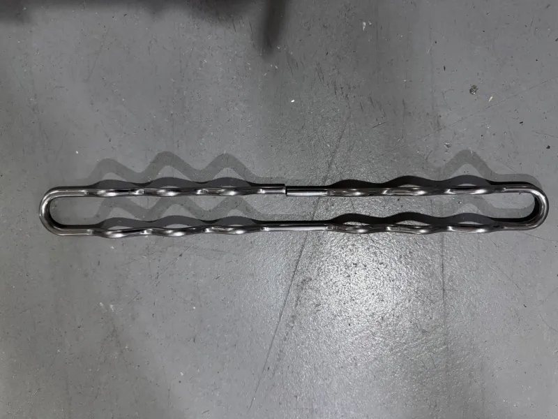 Internal swivel axis bending machine bending 6mm stainless steel wire bending hardware kitchen rack video